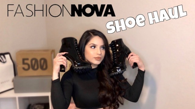 'FASHION NOVA SHOE HAUL | BOOT TRY-ON REVIEW'