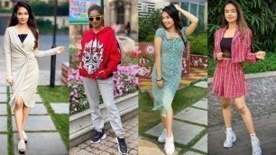 'Anushka sen latest Instagram pictures/latest teenage fashion trends/look book 