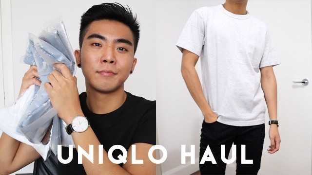 'MEN\'S UNIQLO HAUL 2019 | FASHION TRY ON PICK UPS'