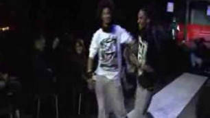 'Les Twins being silly at a fashion show'