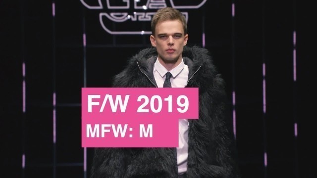 'Emporio Armani Fall/Winter 2019 Men\'s Highlights | Global Fashion News'