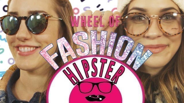 'IN 1 MINUTE zum HIPSTER! Umstyling Challenge l Wheel of Fashion mit Nori und Jenni'