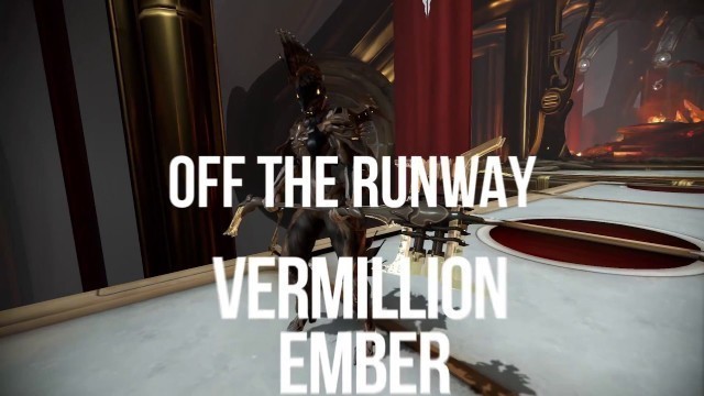 'Warframe: Off The Runway - Vermillion Ember Deluxe Fashionframe'