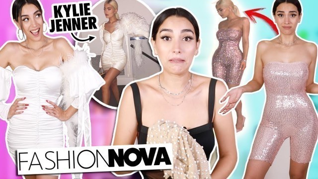 'PROBANDO LOS VESTIDOS de KYLIE JENNER! 