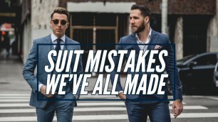 '7 Suit Mistakes We Made || Buying Your First Suit || Men\'s Fashion 2019'