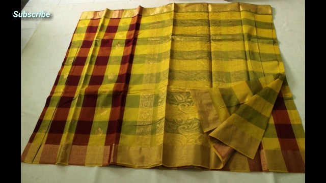 'Silk cotton saree  Little gap flower design || AV Fashion Designs'