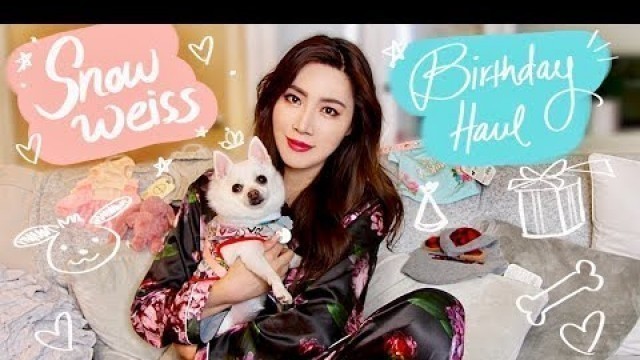 'MY DOG’S BIRTHDAY FASHION HAUL'