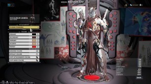 'Warframe Excalibur Umbra FashionFrame'