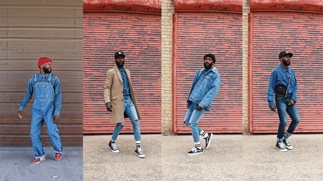 '4 Saucy Denim Fall Outfits | Men\'s Fashion 2019 | Lookbook ideas'