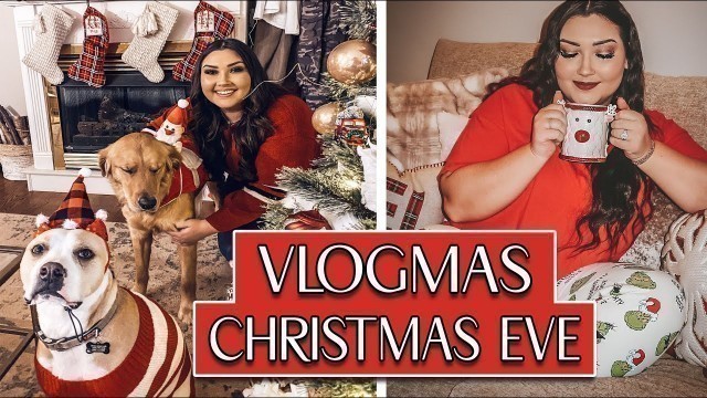 'CHRISTMAS EVE VLOG | HOLDAY PET FASHION SHOW, BAKING, EARLY GIFTS & MORE!'