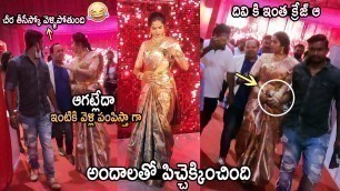 'Bigg Boss Divi Glamorous Looks at Bridal Fashion Show Event | Divi Vadthya | Life Andhra Tv'