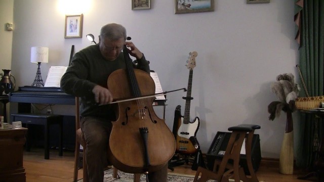 'Cello model Amati, over 80 years old wood played by Janko Marjanovich check info on FLOCELLO.COM'