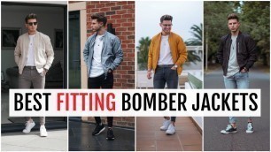 'BEST FITTING BOMBER JACKETS FOR MEN 2019 | Men\'s Fashion (Asos, Bershka, Zara etc)'