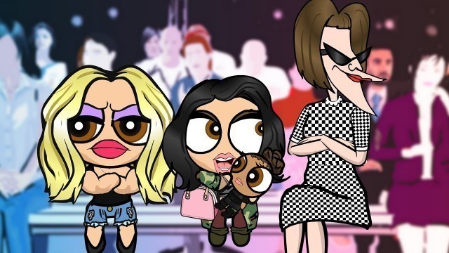 'The PLASTIC PUFF GIRLS at Kanye’s Fashion Show'