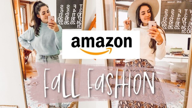 'AMAZON FALL FASHION HAUL! | Amazon sweater try-on haul 2019'