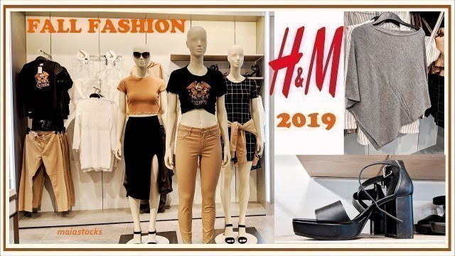 'H&M NEW FALL 2019 FASHION FOR LADIES | Shop with Me'