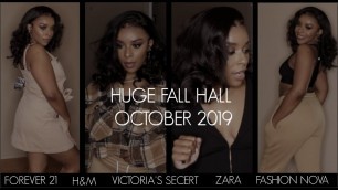 'Huge Collective Fall Haul 2019 ft Fashion Nova, Zara, H&M, Forever 21 and More!'