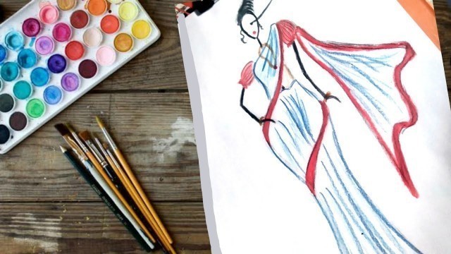 'How to draw fashion illustration'