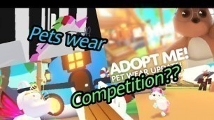 'Pet fashion show in adopt me|roblox adopt me |Blueberrychase'