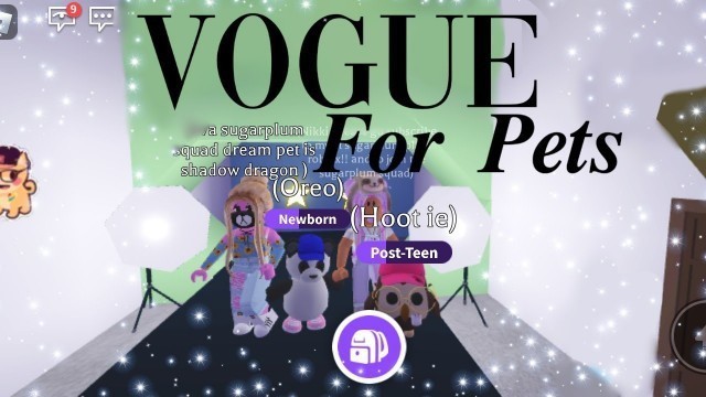 'Pet Fashion Show Challenge In Adopt me!! (Roblox)'