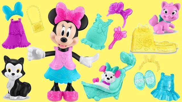 'Minnie Mouse Pet Fashion Show Playset with Mix N Match Outfits Unboxing'