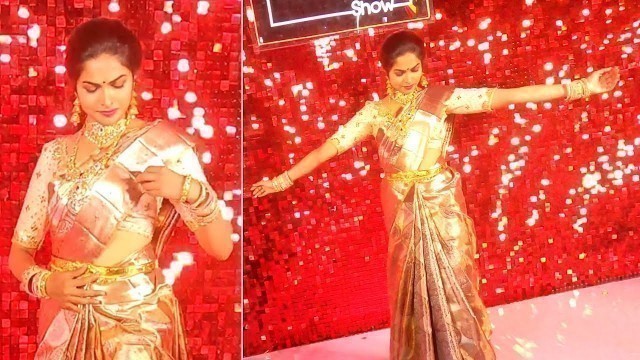 'Bigg Boss DIVI STUNNING Looks In Saree at Fashion Show | Bigg Boss DIVI Latest Videos | Filmylooks'