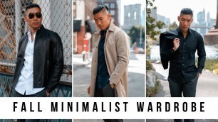 'Fall Minimalist Wardrobe | Men\'s Fashion 2019 | Levitate Style'