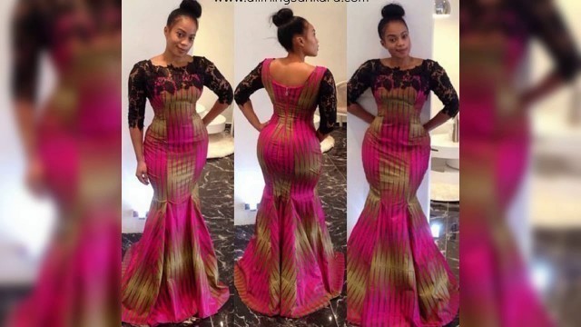 '2020-HOTTEST ANKARA STYLES FOR WOMEN #Kitenge fashion long dress #kitenge fashion short dress'