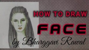 'HOW TO DRAW FACE TUTORIAL---( FASHION ILLUSTRATION)'