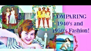 'Comparing 1940\'s & 1950\'s Fashion | Amber Hannah Thomas'