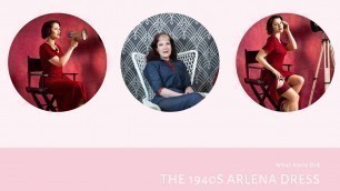 '1940s Fashion: The Arlena Dress'