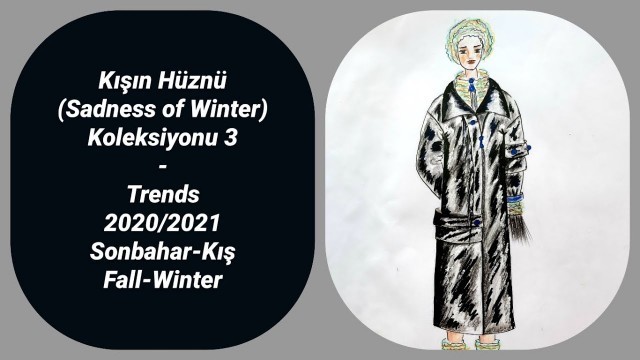 'Kıyafet Çizimleri-How to Drawing Clothes-Trends 2020/ 2021 Fall-Winter- Moda Tasarım Çizimleri'
