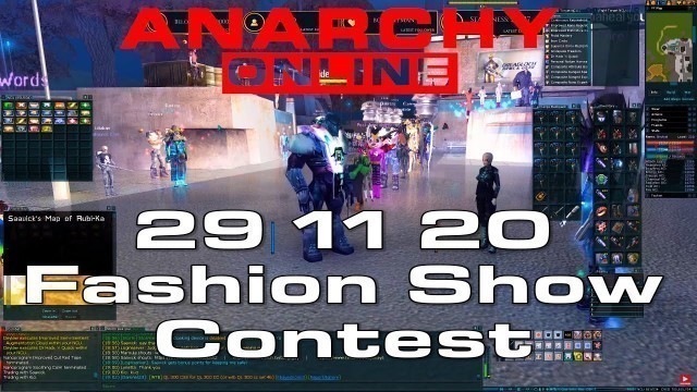 'Anarchy Online - Live Stream - Fashion Show Contest with DatGSguy & SojuSays'
