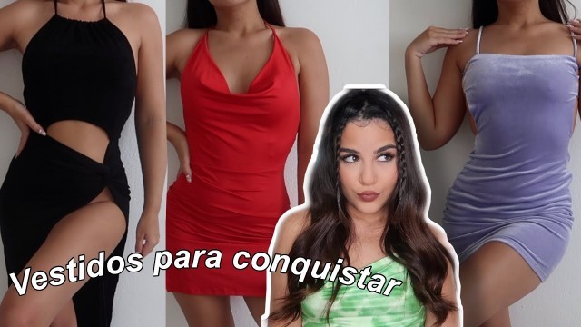 'PROBANDO VESTIDOS QUE ME PONDRIA SI FUERA A UNA CITA | #FashionNova'