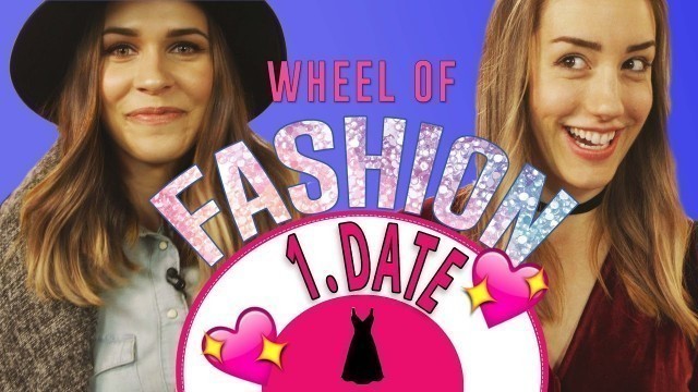 'OUTFIT fürs ERSTE DATE in NUR 60 SEKUNDEN! l Wheel of Fashion w/ Jenni & Nori'