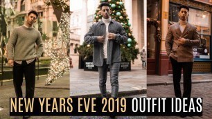 '3 New Years Eve Outfits 2019 | Zara Outfits | Mens Fashion'