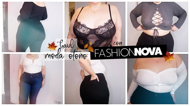 'HAUL PLUS SIZE OTOÑO con FASHION NOVA CURVE #FashionNova - Lolita Rydell'