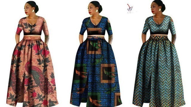 '2018 HOTTEST #LONG AFRICAN DRESSES FOR LOVELIES: STUNNING & STYLISH COLLECTION OF AFRICAN DRESSES'