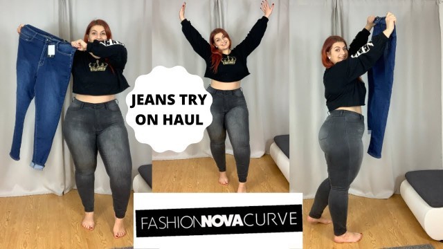 'Fashion Nova Curve Jeans try on haul with Ioana'