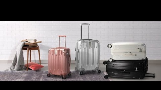 'Bell Weather Metallic Hardside Expandable Fashion 8-Wheel Spinner Luggage Collection'