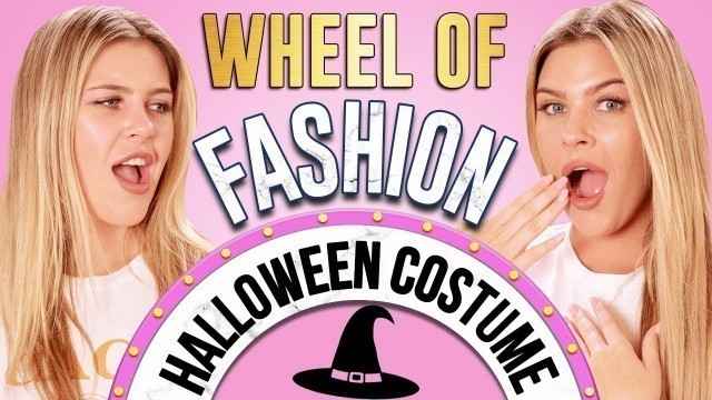 'HALLOWEEN COSTUME CHALLENGE?! Wheel of Fashion w/ Caci Twins'