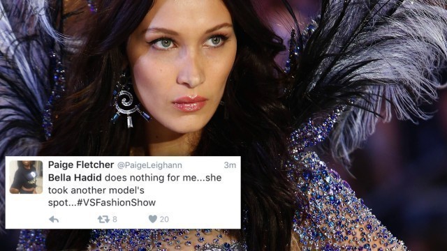 'Bella Hadid BLASTED for \"Boring\" 2016 Victoria\'s Secret Fashion Show Performance'