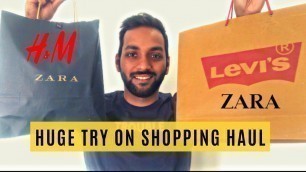 'HUGE TRY ON SHOPPING HAUL 2019 | MENS INDIAN SUMMER FASHION (ZARA, H&M & Aeropostale) | ANKIT TV'