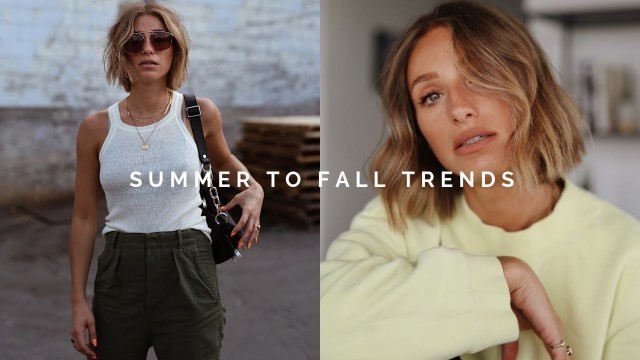 '5 SUMMER TO FALL FASHION TRENDS 2019 | CLOTHING HAUL TRY ON'