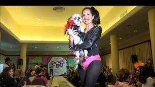 'NY Pet Fashion Show Gail on the Runway'