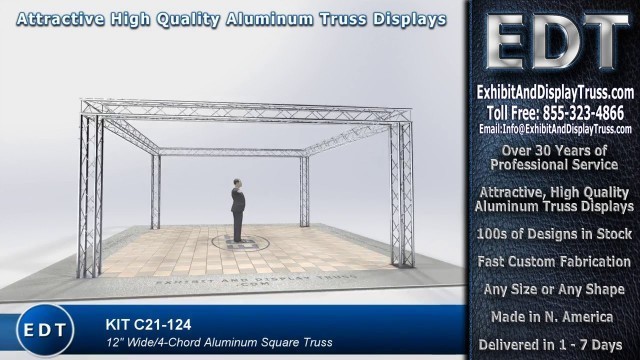 'Truss Kit C21-124 Trade Show Truss and Fashion Lighting Truss System'