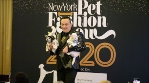 '2020 New York Pet Fashion Show with Pet Designer Anthony Rubio'