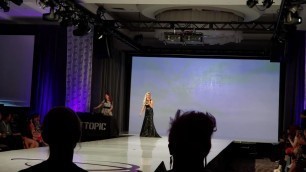 'Ashley Eckstein\'s Batman gown at the Her Universe Fashion Show 2019, video by Chyrsalis Travel'