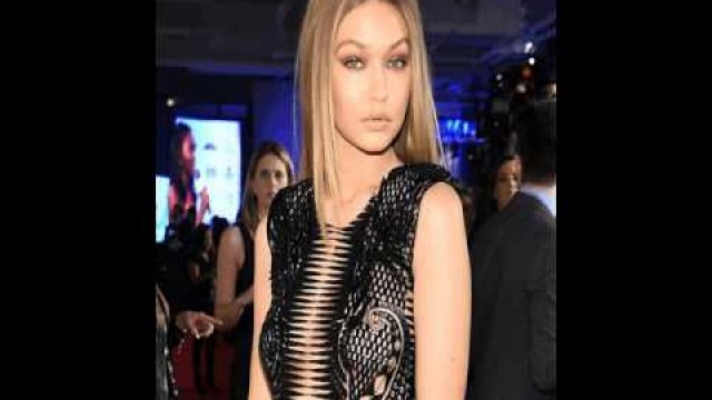 'Gigi Hadid\'s Wardrobe Malfunction |Nip Slip | Milan Fashion Show'