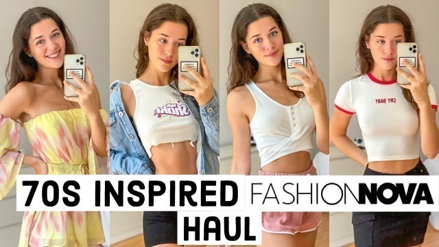 '70s Inspired Fashion Nova Haul'